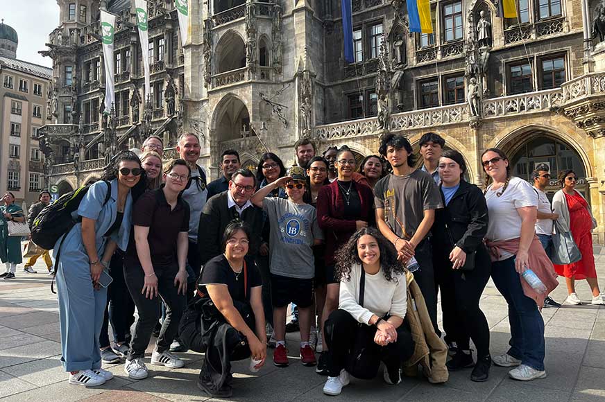 Honors Program students in Munich Germany